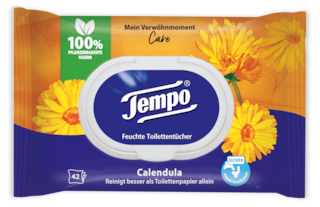 Tempo Feuchte Toilettentücher "Mein Verwöhnmoment" - Kalendula & Kamille