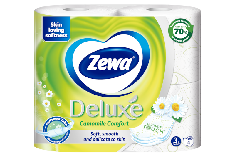 Slider main image for Zewa Deluxe Camomile Comfort toalettpapír 1