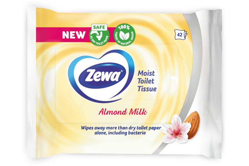 Zewa Almond Milk Niiske tualettpaber
