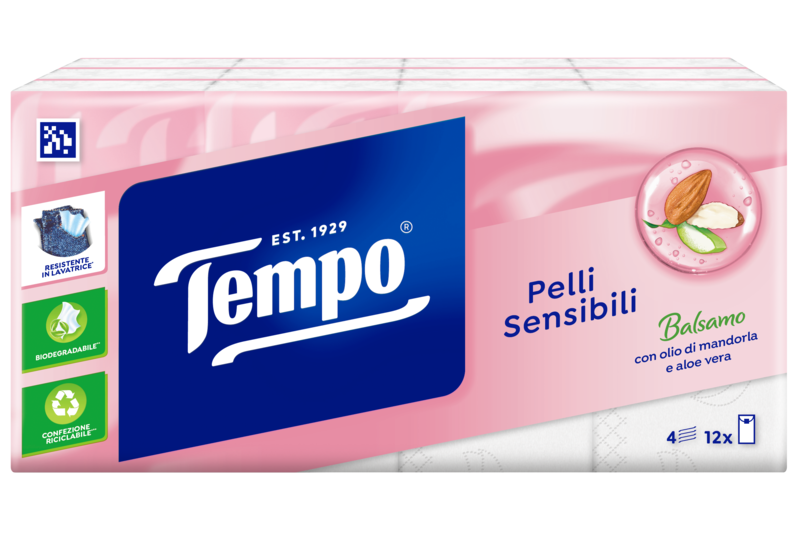 Tempo Fazzoletti  Pelli Sensibili