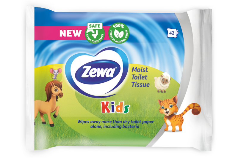 Zewa Kids Niiske tualettpaber