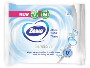 Zewa Sensitive Mitrais Tualetes Papīrs