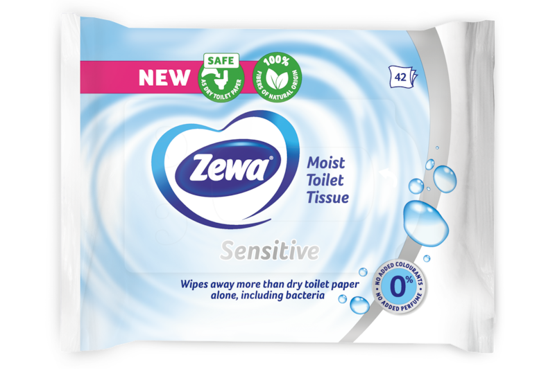 Zewa Sensitive Niiske tualettpaber