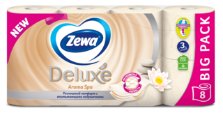 Zewa Туалетная бумага Deluxe АромаСпа, 3 слоя