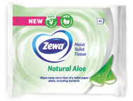 Zewa Natural Aloe Drėgnas tualetinis popierius