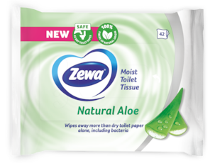 Zewa Natural Aloe Drėgnas tualetinis popierius