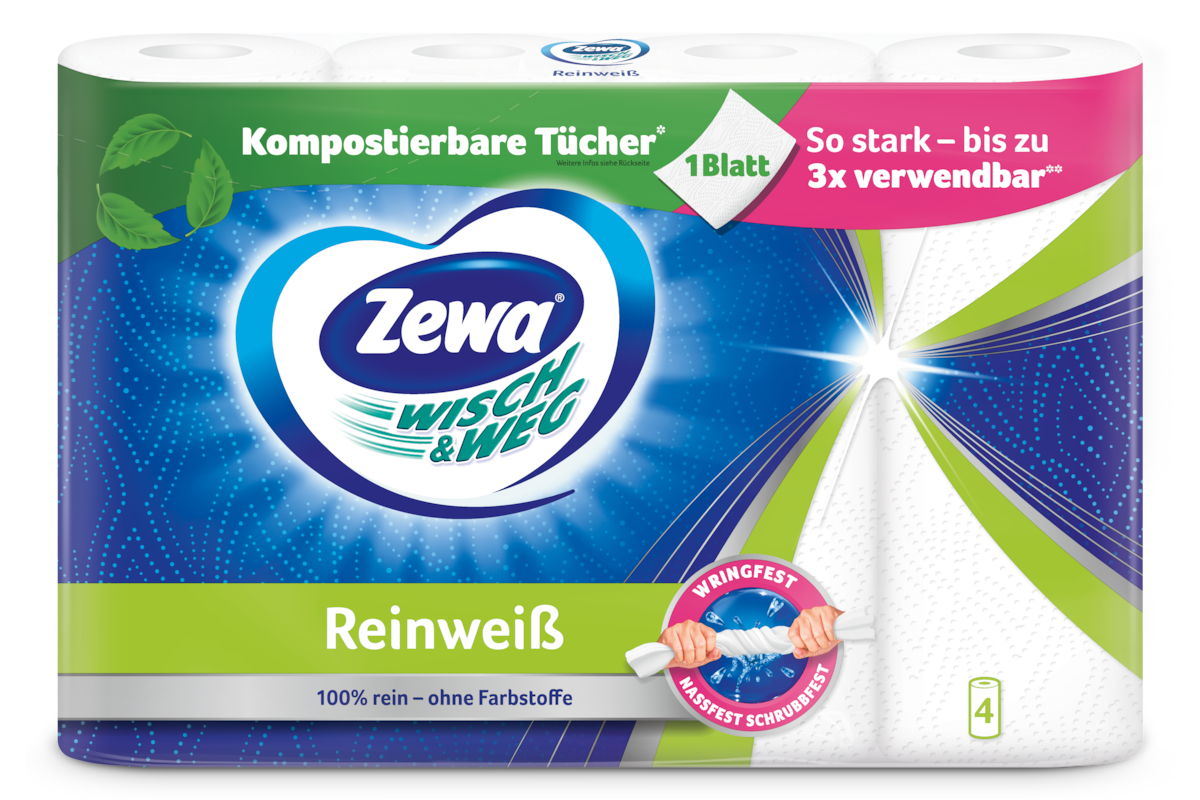 Zewa Wisch&Weg Reinweiss - Zewa