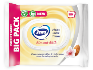 Zewa Almond Milk nedves toalettpapír