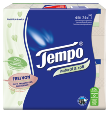 Tempo natural & soft Taschentücher