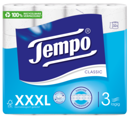 Tempo WC Papier Classic 3 lagig