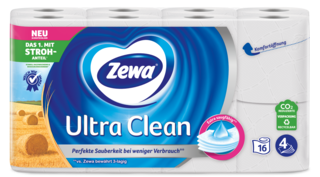 Zewa Ultra Clean mit Stroh-Anteil