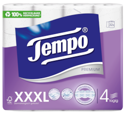 Tempo WC Papier Premium 4 lagig