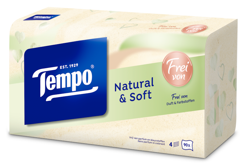 Tempo natural & soft Tissuebox