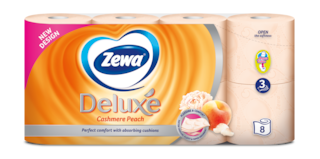 Zewa Deluxe Cashmere Peach
