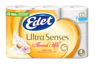 Edet Deluxe Almond Milk 4-ply toiletpaper