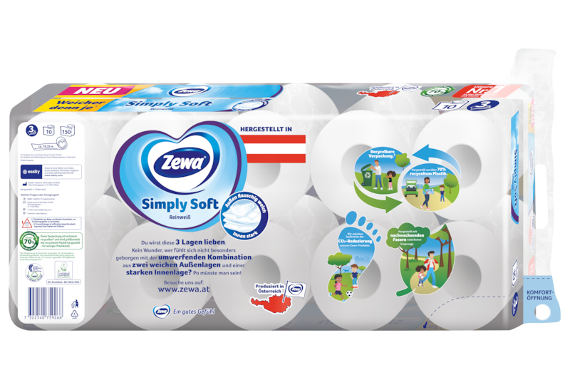 Slider main image for Zewa Simply Soft Das Reinweiße 3