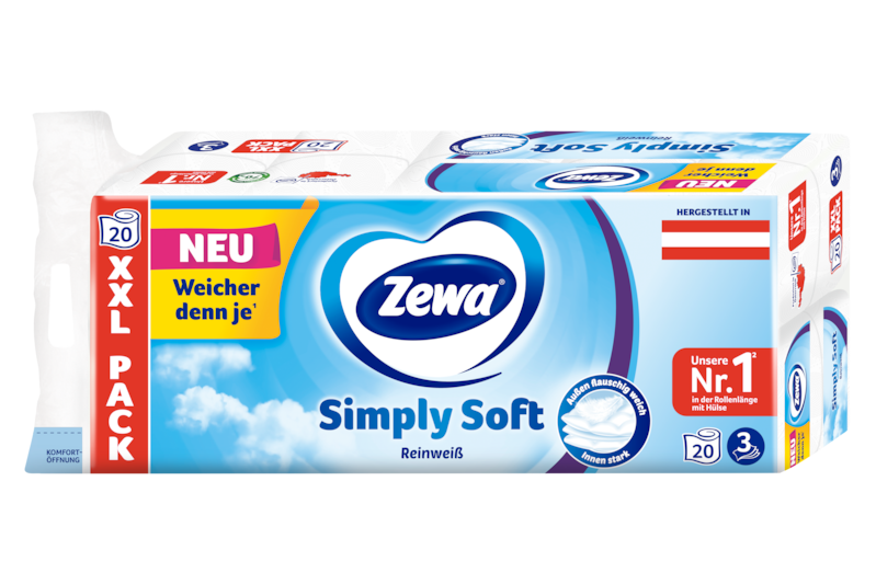 Slider main image for Zewa Simply Soft Das Reinweiße 2