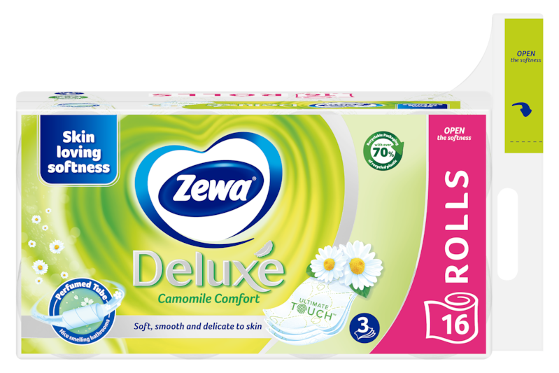 Slider main image for Zewa Deluxe Camomile Comfort toalettpapír 3