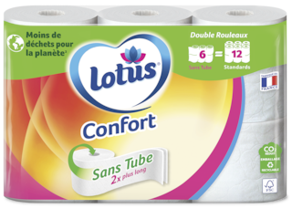 Lotus Papier Toilette Confort Sans Tube