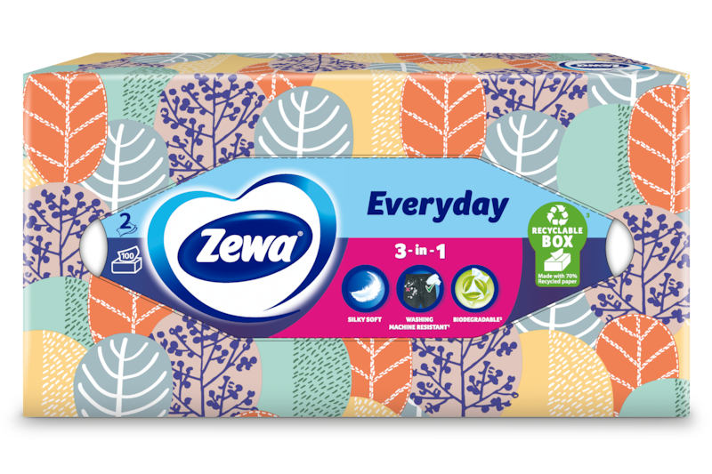 Zewa Everyday dobozos papír zsebkendő