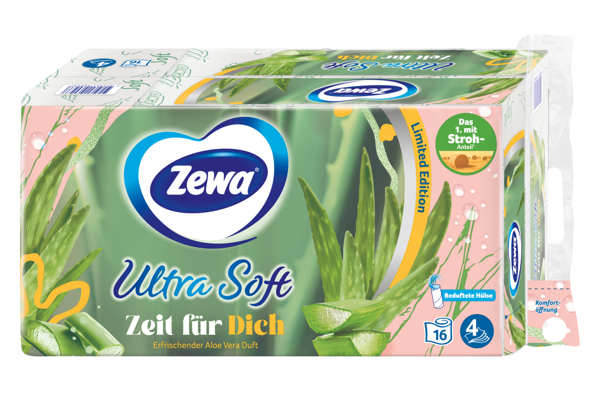 Zewa Ultra Soft Limited Edition mit Stroh-Anteil - Zewa
