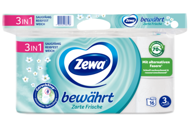 Zewa bewährt Zarte Frische