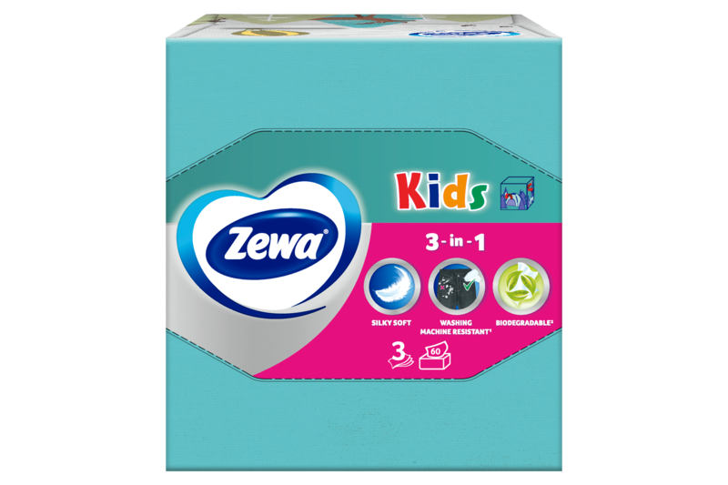 Zewa Kids dobozos papír zsebkendő