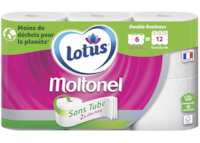Lotus Papier Toilette Moltonel Sans Tube Uni
