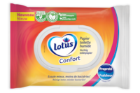 Lotus Confort Papier Toilette 2 Épaisseurs Rose, 24 rouleaux : :  Epicerie