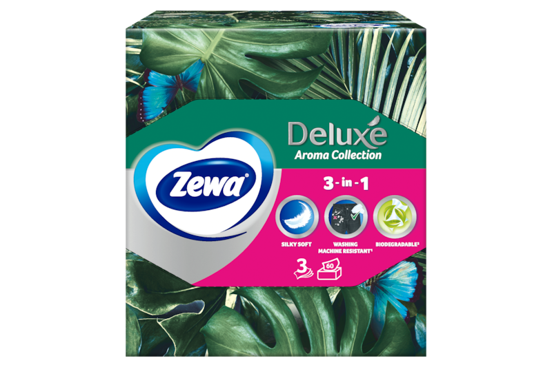 Zewa Deluxe Aroma Collection dobozos papír zsebkendő