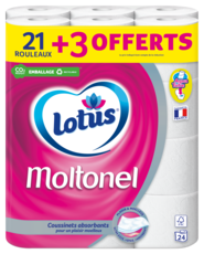 Lotus Papier toilette Moltonel Rose ou Blanc