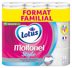 Lotus Papier toilette  Moltonel Style