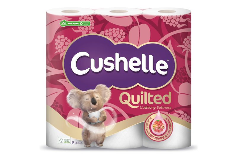 Cushelle Quilted Rhubarb & Raspberry - Cushelle