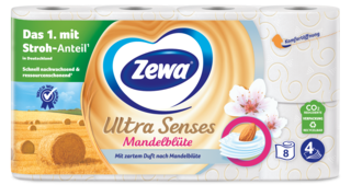 Zewa Ultra Senses mit Stroh-Anteil