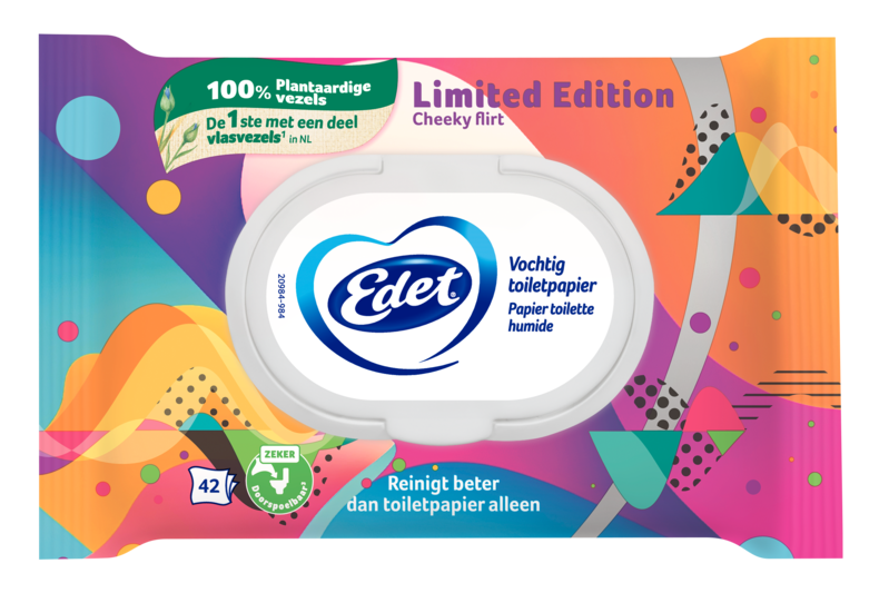 Edet vochtig toiletpapier limited edition