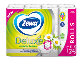 Zewa Туалетний папір Deluxe Ромашка