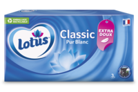 Lotus Boîte mouchoirs Pur Blanc
