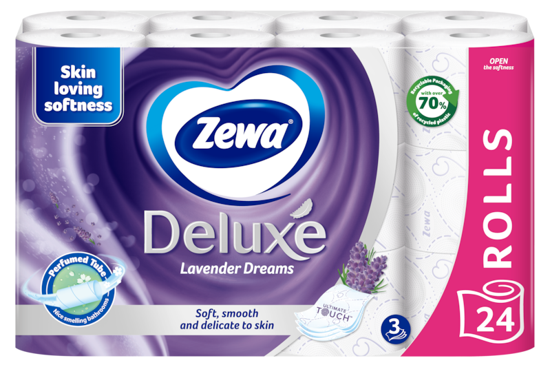 Slider main image for Zewa Deluxe Lavender Dreams toalettpapír 3