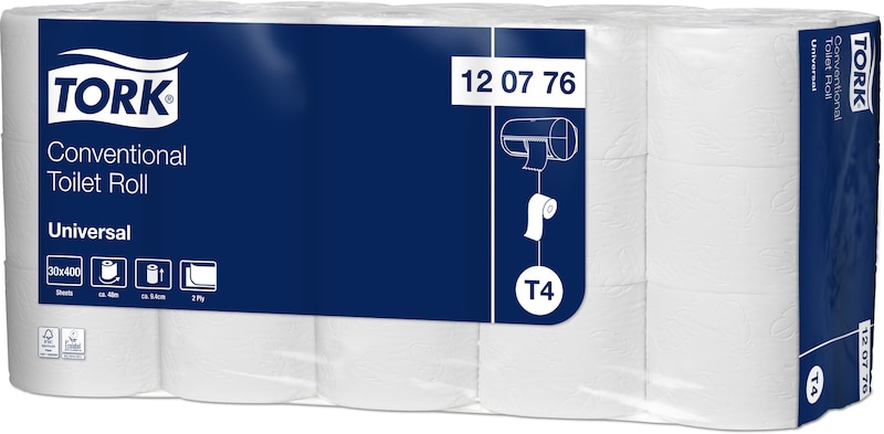 Tork Traditioneel Toiletpapier Universal - 2-Laags