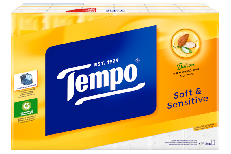 Slider main image for Tempo Taschentücher soft & sensitive 3