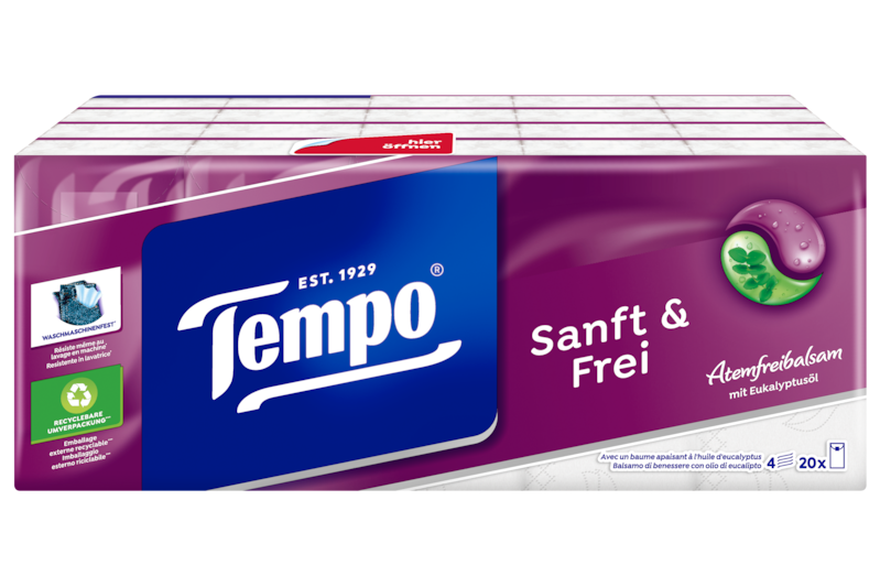 Slider main image for Tempo Taschentücher sanft und frei 2