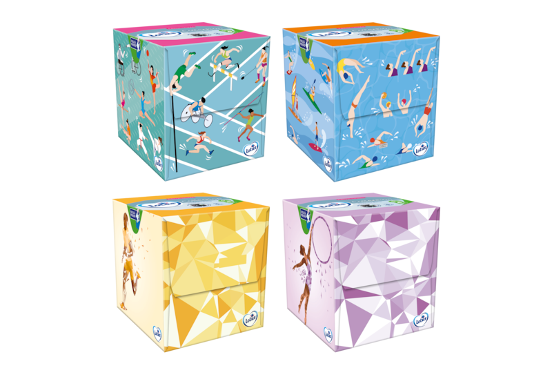 Lotus Boîte mouchoirs  Cubique