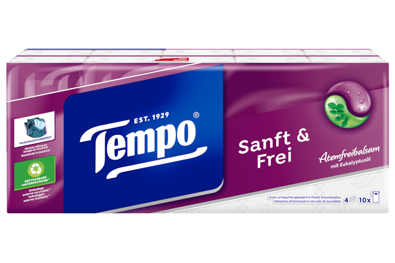 Slider main image for Tempo Taschentücher sanft und frei 1