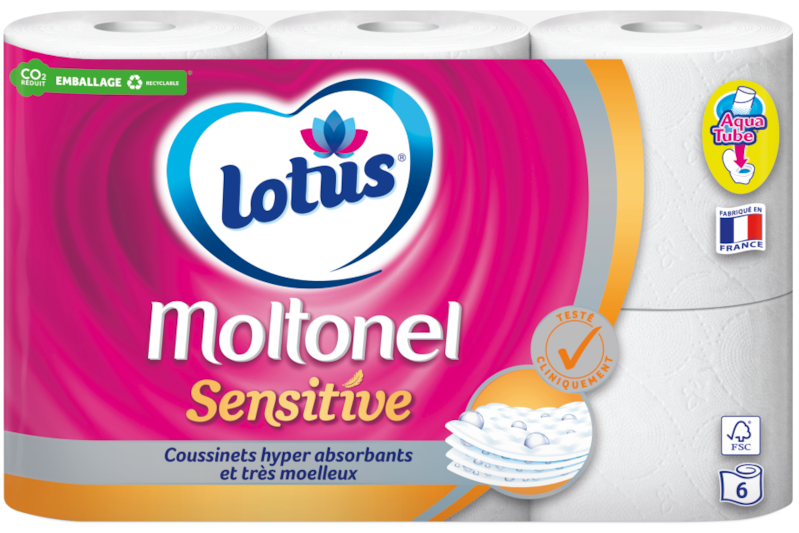 Lotus Papier toilette  Moltonel Sensitive