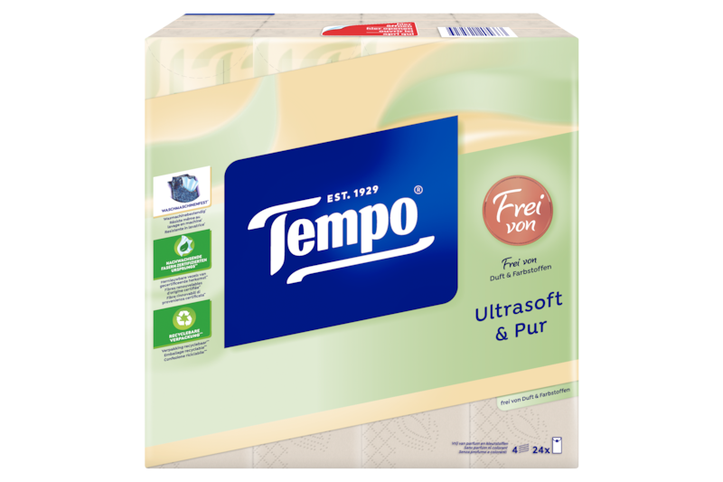 Slider main image for Tempo Taschentücher Ultrasoft & Pur 2