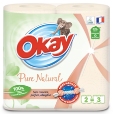 Okay Essuie-tout Pure Natural