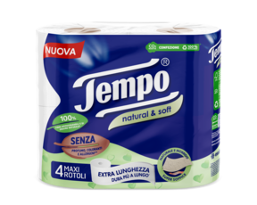 Tempo Carta igienica biodegradabile Natural&Soft