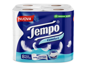 Tempo Carta igienica Comfort: morbida e resistente
