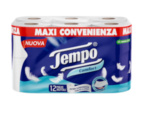 Tempo Carta igienica Comfort: morbida e resistente