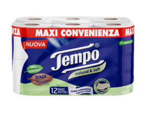 Tempo Carta igienica biodegradabile Natural&Soft